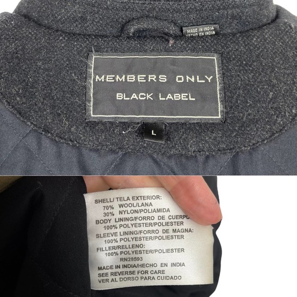 Members Only Black Bomber Jacket - Picture 13 of 15